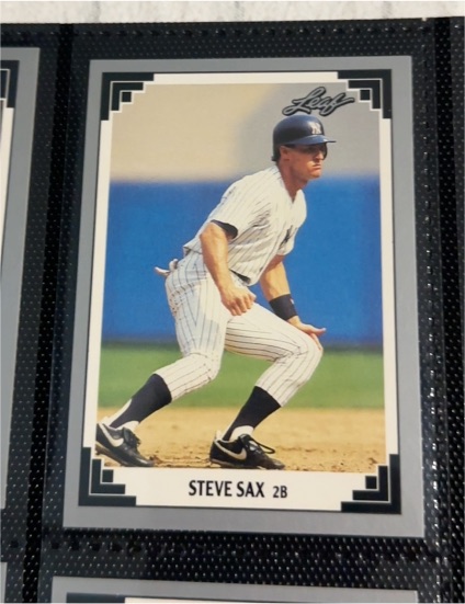1991 Leaf #220 Steve Sax — front