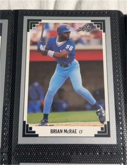 1991 Leaf #235 Brian McRae — front