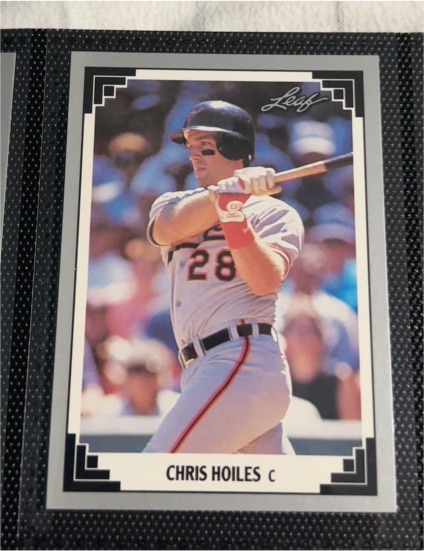 1991 Leaf #131 Chris Hoiles — front