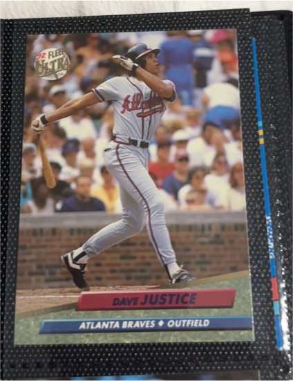1992 Fleer Ultra #164 Dave Justice — front