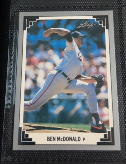 1991 Leaf #117 Ben McDonald — front