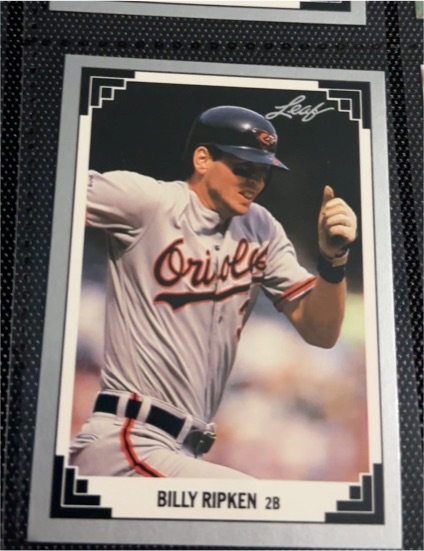 1991 Leaf #7 Billy Ripken — front