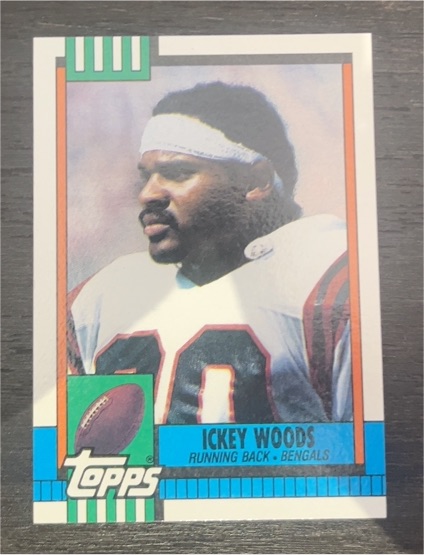 1990 Topps #277 Ickey Woods — front