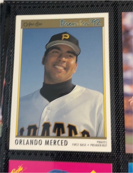 1992 O-Pee-Chee Premier #22 Orlando Merced — front