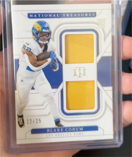 2024 Panini National Treasures #22/25 Blake Corum — front