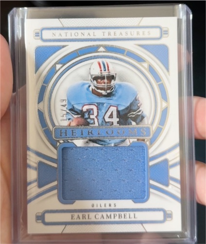 2024 Panini National Treasures Heirlooms #Earl Campbell — front