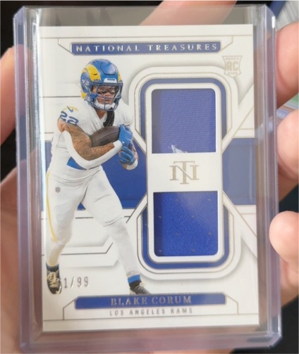 2024 Panini National Treasures #30 Blake Corum — front