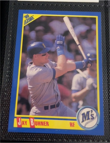 1990 Score #521 Jay Buhner — front