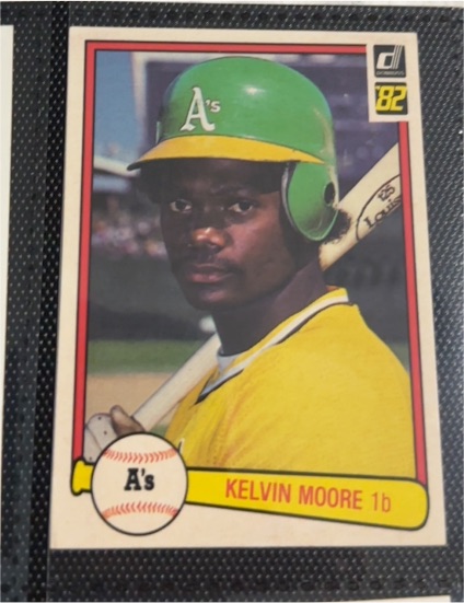 1982 Donruss #534 Kelvin Moore — front