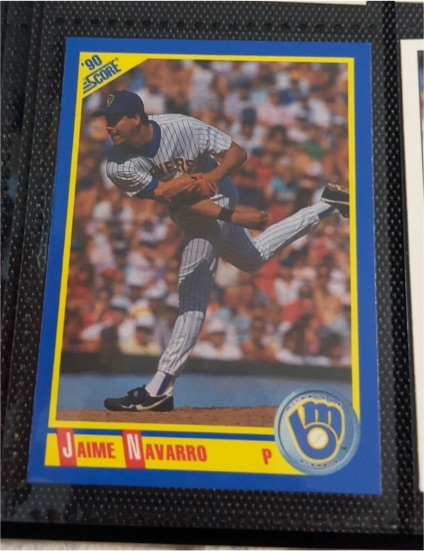 1990 Score #569 Jaime Navarro — front