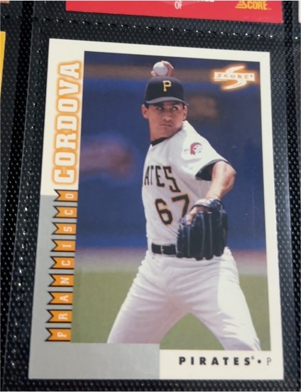 1997 Score #67 Francisco Cordova — front