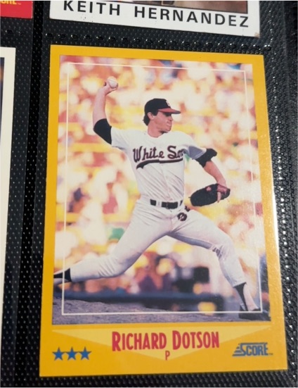 1988 Score #480 Richard Dotson — front