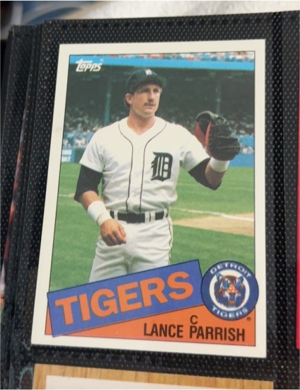 1985 Topps #160 Lance Parrish — front