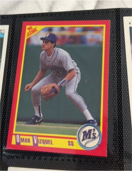1990 Score #264 Omar Vizquel — front