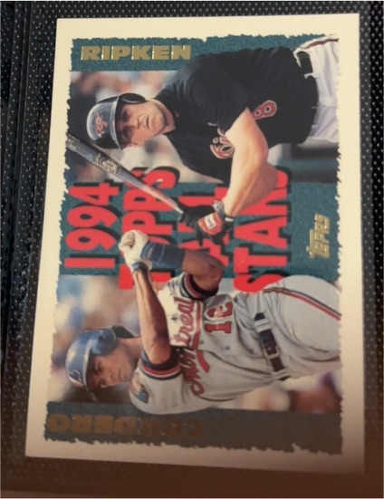 1995 Topps #387 Cal Ripken Jr. / Wil Cordero — front