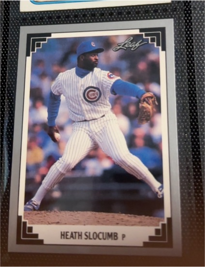 1991 Leaf #370 Heathcliff Slocumb Rookie — front
