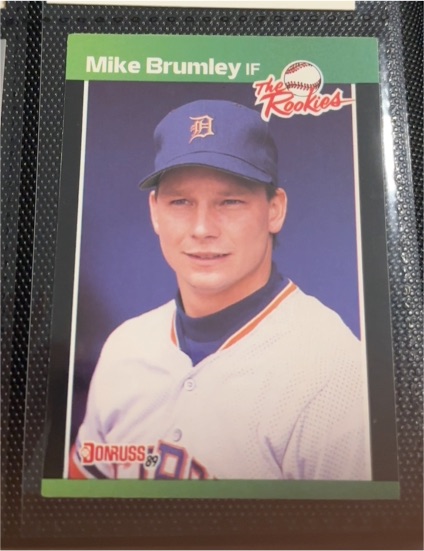 1989 Donruss The Rookies #39 Mike Brumley — front