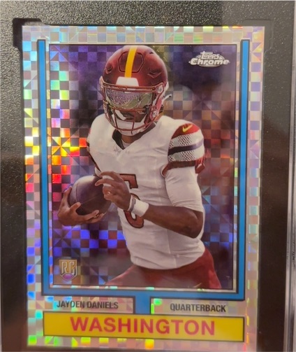 2024 Topps Chrome 1974 Topps Throwback #74TF-2 Jayden Daniels — front