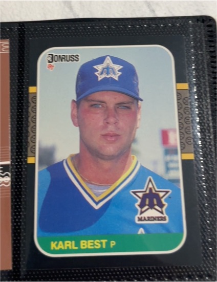 1987 Donruss #198 Karl Best — front
