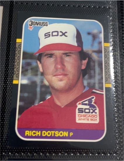 1987 Donruss #383 Rich Dotson — front
