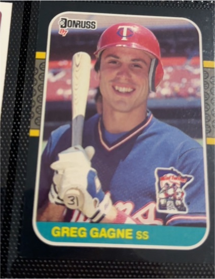 1987 Donruss #395 Greg Gagne — front