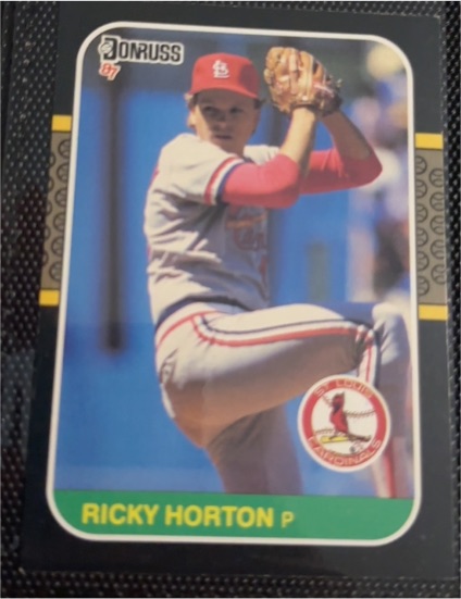 1987 Donruss #234 Ricky Horton — front