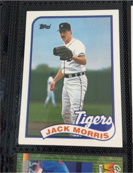1989 Topps #645 Jack Morris — front