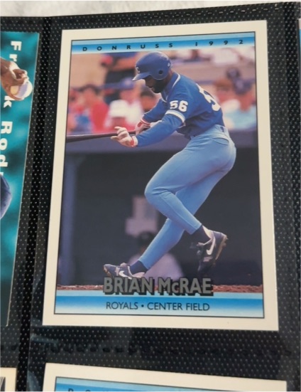 1992 Donruss #387 Brian McRae — front