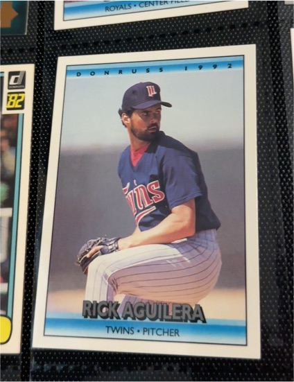 1992 Donruss #95 Rick Aguilera — front