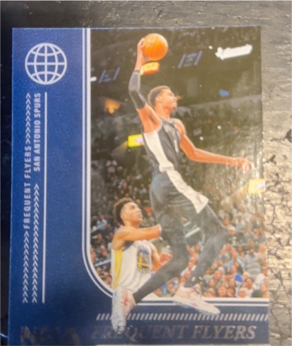 2024-25 Panini NBA Hoops Frequent Flyers #10 Victor Wembanyama — front
