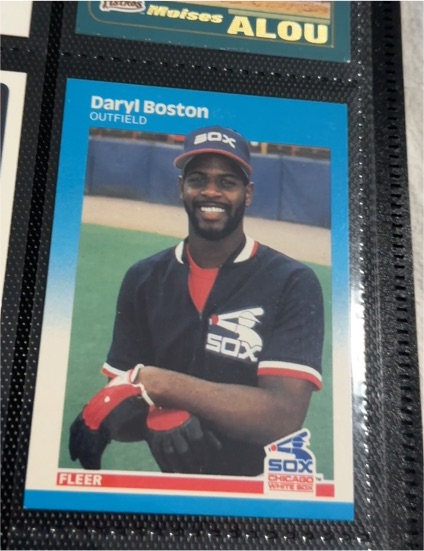 1987 Fleer #487 Daryl Boston — front