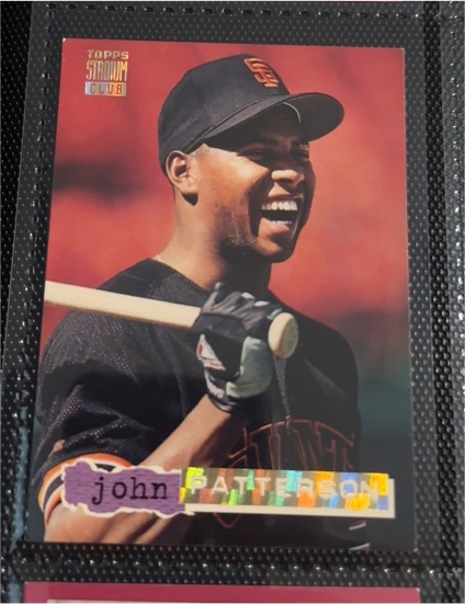 1994 Topps Stadium Club #381 John Patterson — front