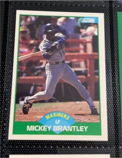 1989 Score #89 Mickey Brantley — front