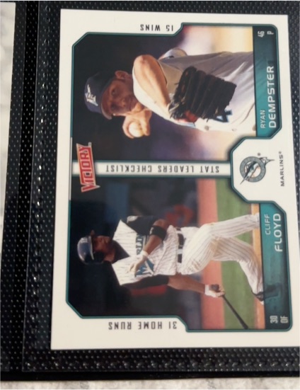 2002 Upper Deck Victory #397 Cliff Floyd / Ryan Dempster — front