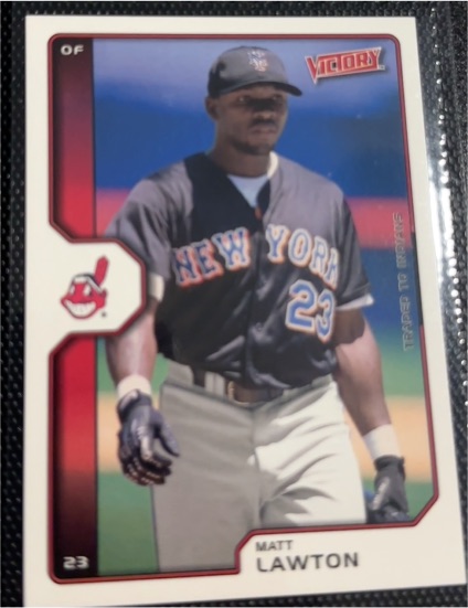 2002 Upper Deck Victory #23 Matt Lawton — front