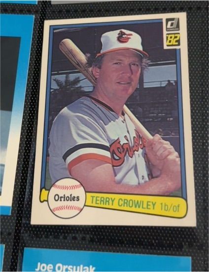 1982 Donruss #383 Terry Crowley — front