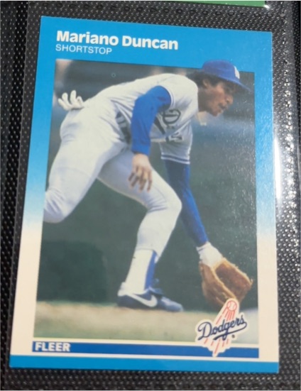 1987 Fleer #441 Mariano Duncan — front