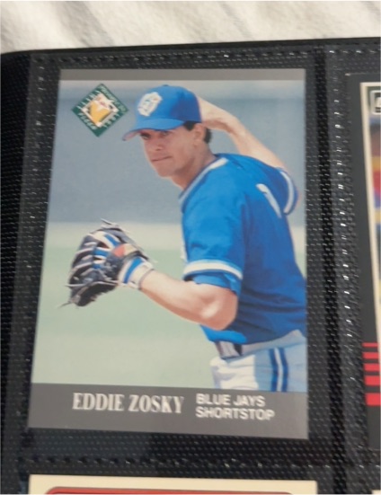1991 Fleer Ultra #390 Eddie Zosky — front