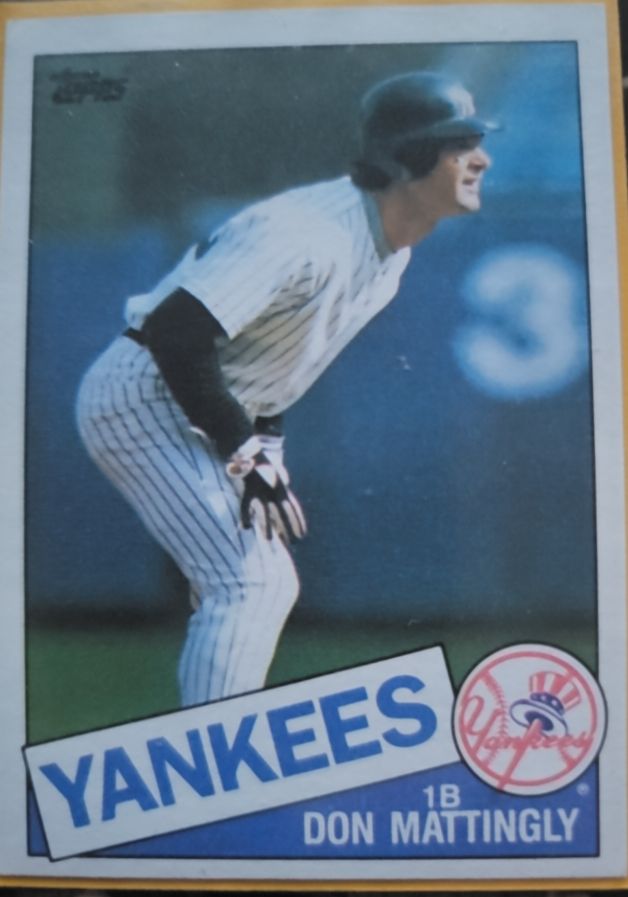 1985 Topps #665 Don Mattingly — front