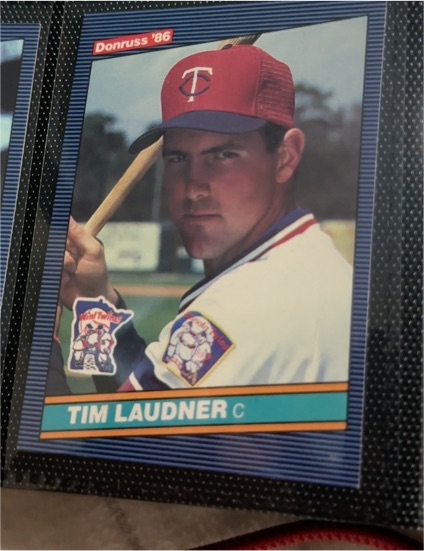 1986 Donruss #391 Tim Laudner — front