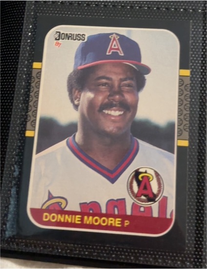 1987 Donruss #110 Donnie Moore — front