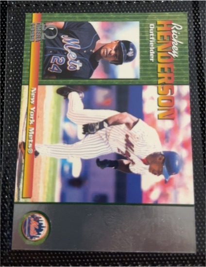 1999 Pacific Omega #Q Rickey Henderson — front