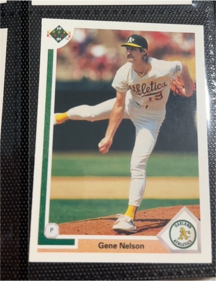 1991 Upper Deck #403 Gene Nelson — front