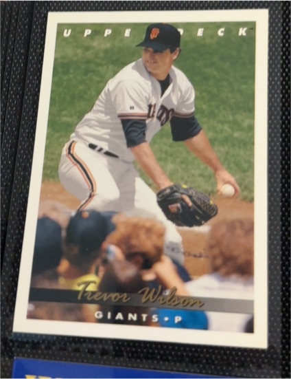 1993 Upper Deck #197 Trevor Wilson — front