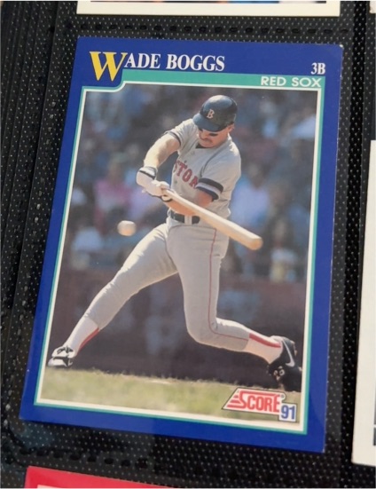 1991 Score #12 Wade Boggs — front