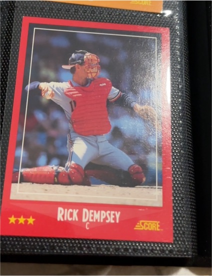 1988 Score #262 Rick Dempsey — front