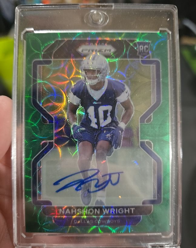 2021 Panini Prizm #438 Nahshon Wright — front