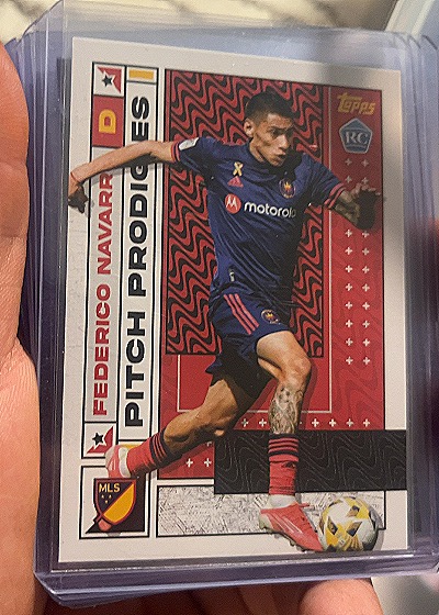 2022 Topps MLS #146 Federico Navarro Pitch Prodigies — front