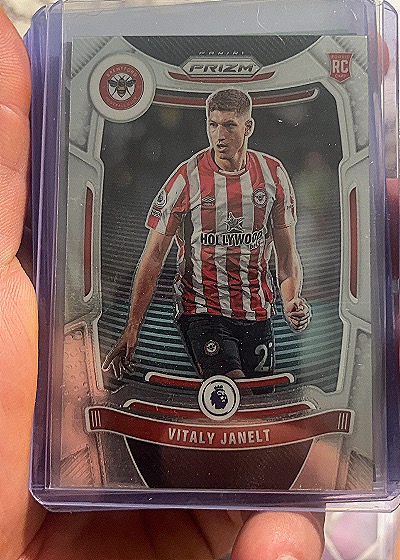 2021-22 Panini Prizm Premier League #144 Vitaly Janelt Rookie — front