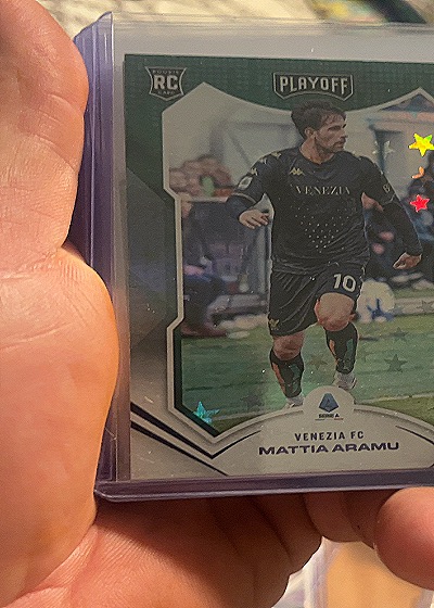 2021-22 Panini Chronicles Playoff Serie A #80 Mattia Aramu — front